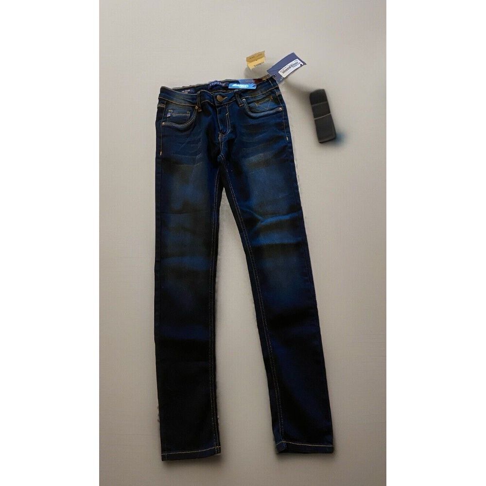 NWT Vigoss Blue Jeans THE JAGGER Skinny, Stretch, Girls 14